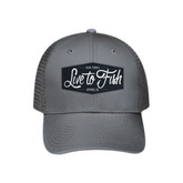 Live to Fish GTA 6 Panel Cotton Twill Pro-Style Snap Back Trucker Hat
